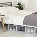 IRIS USA NPD-W IRIS Wide Clear Pull Down Front Access Shoe Box
