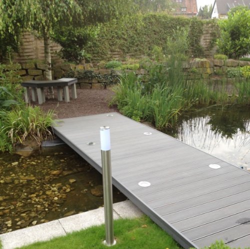 WPC Terrassendiele Hohlkammerdiele 123mygarden Muster Set diverse Farben und Zubehör – Bild 5