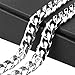 Mens Stainless Steel Silver Tone 7-40 inch 15MM Heavy Cuban Curb Link Chain Necklace Bracelet