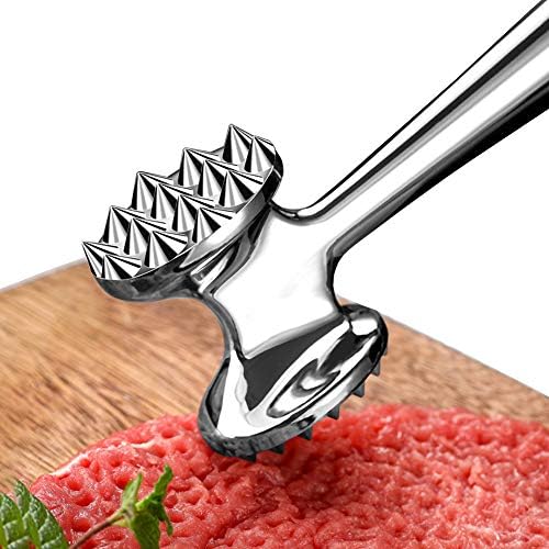 IYOOH Meat Tenderizer Hammer, Stainless Steel Meat Tenderizer Mallet