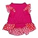 Dog Clothes Wakeu Pet Puppy Apparel Mommy's Little Love Dress Vest Clothes for Small Dog Girl (Hot Pink, S)