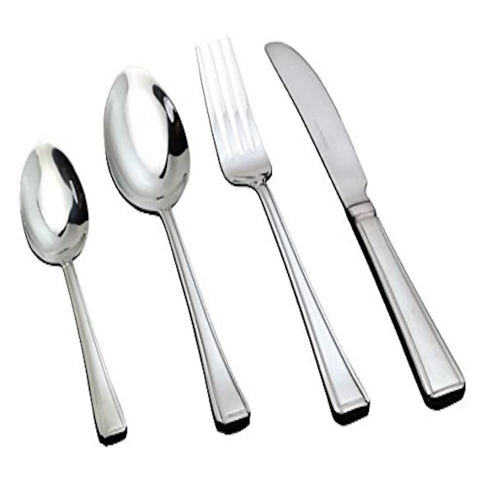 Genware DF-HL Dessert Fork, Harley Pattern, Pack of 12