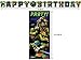 BT Teenage Mutant Ninja Turtle Birthday Banner and 2.25ft x 5ft Party Door Poster