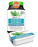 Zenwise Digestive Enzymes - Probiotic Multi Enzymes with Probiotics and Prebiotics for Digestive Health + Bloating Relief for Women and Men, Bromelain and More for Gut Health and Digestion - 115 Count