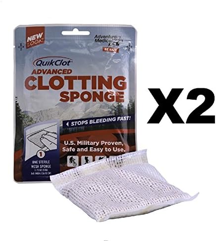AMK Quickclot Clotting Sponge 1 X 25G 5020-0019 - PACK OF 2