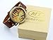Vintage Piano Music Watch Brown Genuine Leather Vintage Classic Watch,Watch Gift