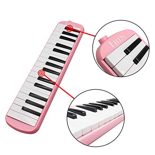 Afco 32 Key Piano Melodica Mouth Organ Accordion Kids Adult Music Instrument Black