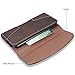 Premium Horizontal Leather Case, LUXMO Genuine Leather Pouch Holster with Magnetic Closure and Belt Clip for iPhone 8 Plus 7 Plus 6s Plus 6 Plus Galaxy S6 S7 Edge (Brown)