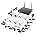 ZOSI 8CH Security Wireless Cameras System,8channel 960P WiFi NVR with 2TB Hard Drive,and 8pcs 1.3MP 960P 100ft Night Vision Indoor Outdoor IP CCTV Surveillance Cameras Kit, Smartphone Easy Remote View
