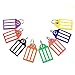 TravelHY Keychain Luggage Tags Extra Wide Lines Ultra Durable PVC Pack of 8