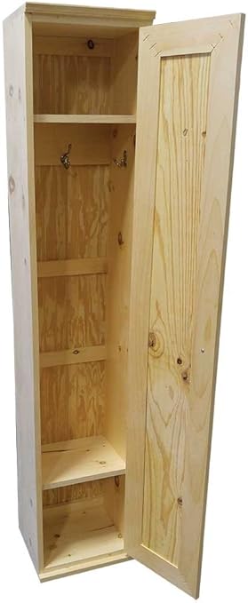 Amazon Com Storage Locker Cabinet Unfinished Pine Kitchen Dining