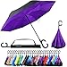 Reverse Inverted Inside Out Umbrella - Upside Down UV Sun Protection Windproof Brella That Open Better Than Most Umbrellas, Reversible Folding Double Layer, Suitable for Golf, Car, Women and Men