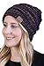 4 Tone Beanie - Black Kaleidoscope #32