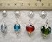 100pcs Silver Plated 4-Leaf Filligree Bead Caps Fit Huge Beads ~Jewelry Making~