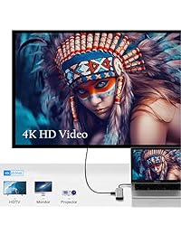 USB C Hub, USB C Adapter 10-in-1 Type C Hub with 4K USB C to HDMI, VGA, 3 USB 3.0, SD TF Card Reader, Ethernet, 87W USB-C Power Delivery, Audio Jack for MacBook Pro, Type C Laptop, Nintendo Switch