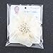 Bloomposh Baby Girl Lace Headbands with Big Bows,Ivory