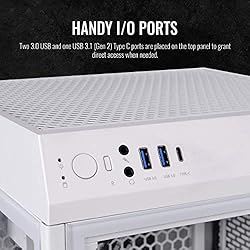 Thermaltake Tower 100 Snow Edition Tempered Glass