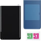 Back Glass Panel Bottom Cover Replacement for Google Pixel 7, Obsidian