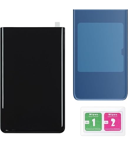 ZHUROUPU Achterglas Vervanging Voor Google Pixel 7 5G – 6,3 Inch, Gehard Glas, Met Pre-installed Tape En Gereedschap, Obsidiaan Zwart
