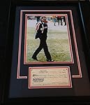 Chicago Bears Coach Mike Ditka 'Da Finger' Signed/Autographed Check/Photo Combo