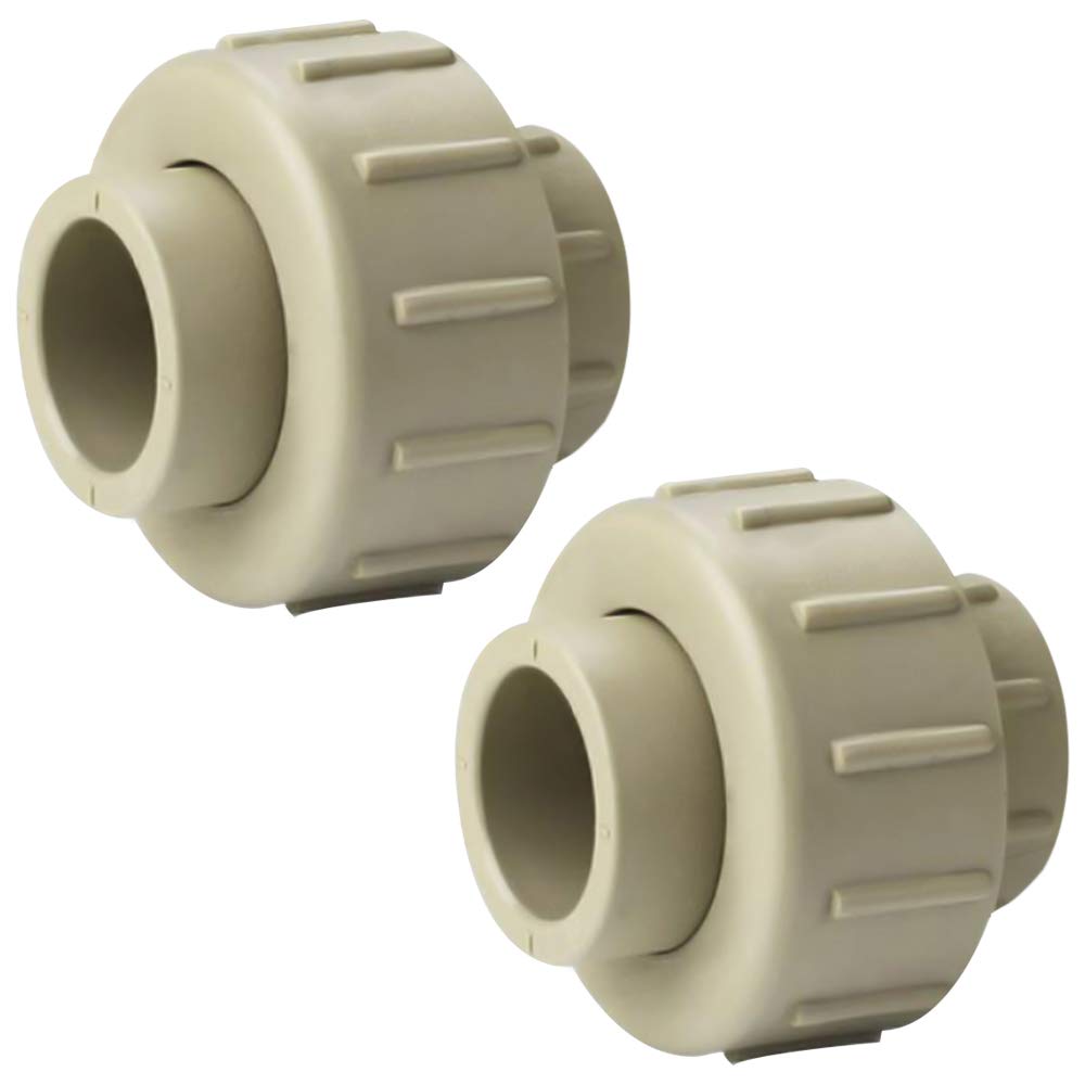 YOFASEN Water Filter Fitting - Equal Straight Connector 1" 3/4" 1/2",2 pieces,20 mm(Inner diameter)