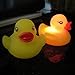 Electronix Express Pack of 5 Light-Up Rubber Duckies - Illuminating Color Changing Rubber Ducks