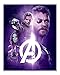 Avengers Infinity War Movie Poster Prints 8x10 - Set of 6 Wall Art Photos