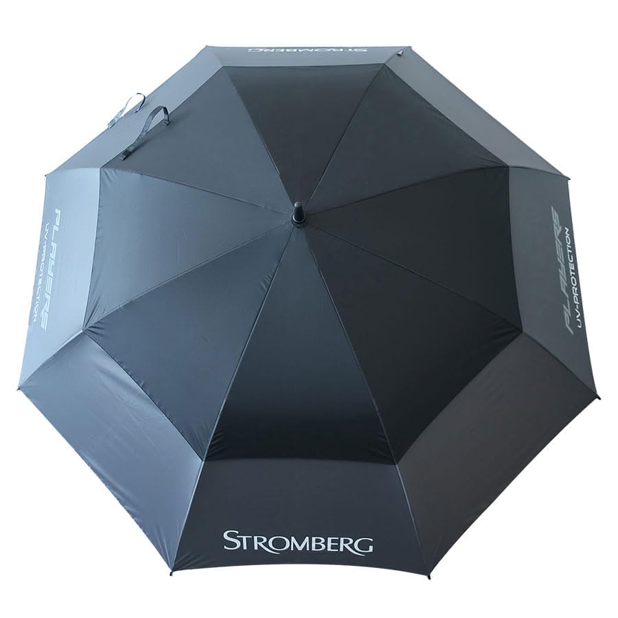 Stromberg 68" Double Canopy Golf Umbrella - Professional Golf Accessory with Wind-Resistant Design & Large Grip Handle - Robust Weather Protection