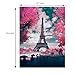 5D DIY Diamond Painting Kits for Adults, Full Drill Diamond Embroidery Dotz Kit Home Wall Decor 19.6x13.7 inch (Eiffel Tower)
