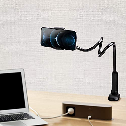 Phone Holder Bed Gooseneck Mount Tonda Cell Phone Clamp Clip for Desk