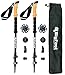 BigFoot Outdoor - Collapsible 100% Carbon Fiber UltraLight 4 Season Trekking Poles - Cork Grips