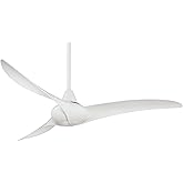MINKA-AIRE F843-WH Wave 52 Inch 3 Blade Ceiling Fan, White