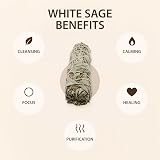 VIE Sage Smudge Stick 4" - Handmade White Sage Bundle for Cleansing view 6
