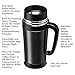 Consumer Associates Pour Over Coffee Maker Thermal Travel Mug Built-in Stainless Steel Dripper Double Walled Stainless Steel Insulation Reusable Paperless Filter