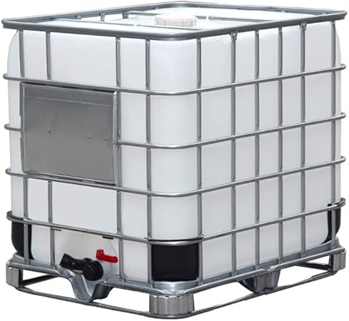 Amazon | ONE STEP タンク IBCタンク パレット付き 1000L 積載荷重2253kg 薬剤タンク 貯水タンク 大型タンク