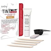 Godefroy Hair Color Tint Kit, Light Brown &ndash; 4-Application Spot Coloring Kit for Hairline, Scalp, Beard &amp; Mustache, Cr&egrave;me Formula, No Ammonia, No-Drip Applicator