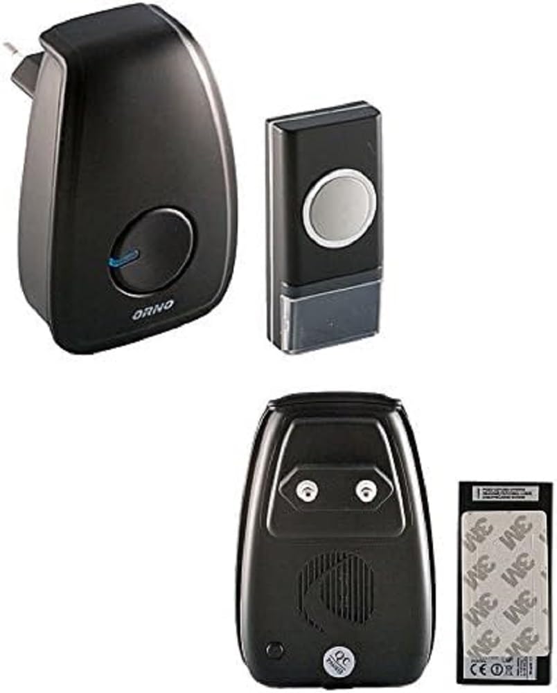 Wireless Doorbell Pager/Transmitter 48 Ringtones 100 m 230 V AC