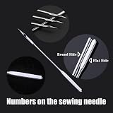 Lanjue 80 Pcs Universal Sewing Machine Needles Box 6 Sizes 65/9–110/18 view 3