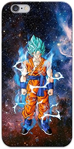 myPhoneMate Dragon Ball Z Super Saiyan Blue Goku Designer Printed Hard Matte Mobile Case Back Cover for iPhone 6/6S