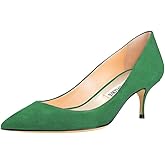 JOY IN LOVE Women's Shoes Low Heels Pointy Toe Kitten Heel Daily Pumps