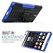 Sony Xperia C5 Ultra Case - MoKo Heavy Duty Rugged Dual Layer Armor with Kickstand Protective Cover for Sony Xperia C5 Ultra 6.0 Inch Smartphone 2015 Release, BLUE