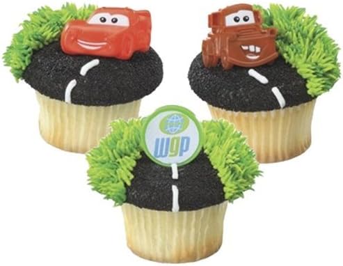 Disney Cars 2 World Grand Prix Cupcake Rings 12 ct by Cake Decorating