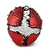 The Original Fidget Magic Flip Sequin Pillow Toy {Red & Silver Circle} Fidget Toy for Relaxing Therapy Increase Focus for Adults Children Helps with Stress ADHD ADD Autism by Little Monkey 12C