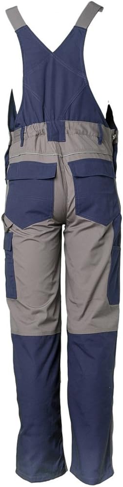 Planam Men's Plaline Dungarees Navy Zinc Model 2522 Size 102, Navy/zinc, 102 cm - Image 5