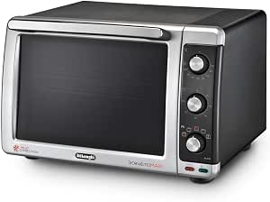De'Longhi EO32752 - Horno de sobremesa, 2200 W, 32 L, grill, convección,  acero inoxidable, plástico, negro : Amazon.es: Hogar y cocina