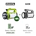 EULOCA Rechargeable LED Spotlight, Multi Function Camping Lantern, 5 Light Modes, Power Bank, IPX4, Lantern Flashlight for Hurricane Emergency, Outag, Hiking, Home and More, USB Cable Included
