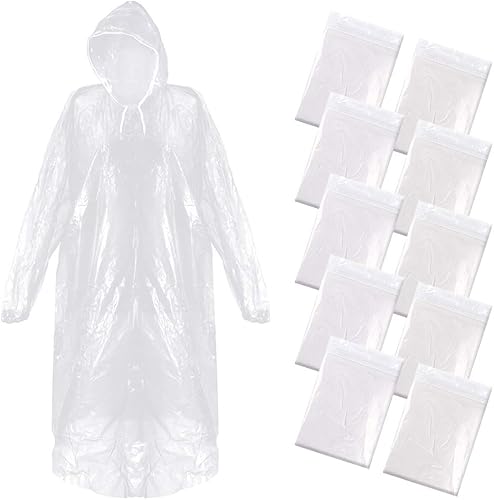 Emergency Disposable Rain Ponchos 