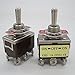 Taiss 3pcs Heavy Duty Toggle Switch DPDT ON/Off/ON 6 Terminal Metal Rocker Toggle Switch 20A 125V with 3pcs Waterproof Cover Ten-1322