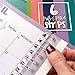 Pull & Place Snap-in Adhesive Strips (Pack of 6) | Designed to fit The Denise Albright Reminder Binder, Gratitude Finder and Budget Binder Spiral-Bound Planners