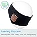 Mydeal Lightweight Bluetooth Headband with Wireless Headphone Headset Earphone Stereo Speakers Mic Hands Free for Gym Fitness Exercise Outdoor Sport,Compatible with Iphone Android Cell Phones - Black